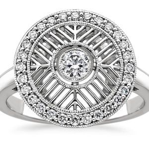 18k white gold Derrylin Diamond Ring from Brilliant Earth